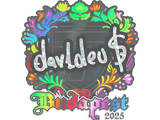 Artwork for Sticker | dav1deuS (Holo) | Budapest 2025