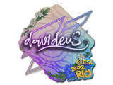 Artwork for Sticker | dav1deuS | Rio 2022