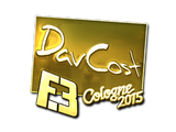 Artwork for Sticker | DavCost (Gold) | Cologne 2015