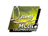 Artwork for Sticker | DAVEY (Foil) | MLG Columbus 2016