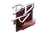 Artwork for Sticker | DD (Foil) | Boston 2018