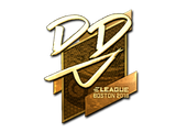 Sticker | DD (Gold) | Boston 2018
