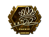 Artwork for Sticker | DD (Gold) | London 2018