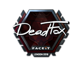 Artwork for Sticker | DeadFox (Foil) | London 2018