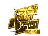 Sticker | DeadFox (Gold) | Atlanta 2017