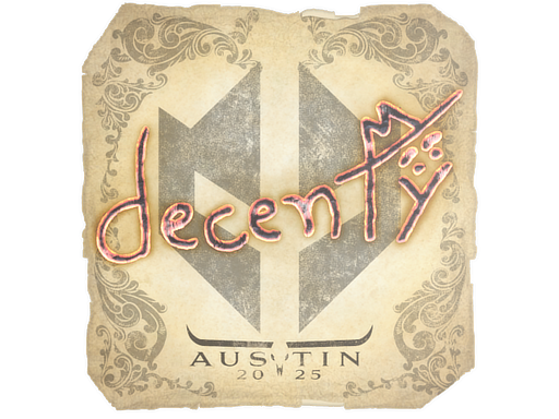 Sticker | decenty | Austin 2025