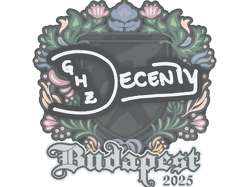 Sticker | decenty | Budapest 2025