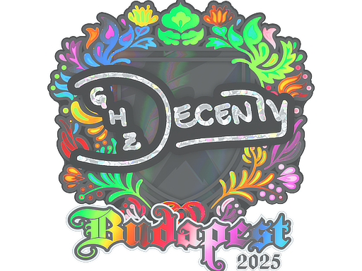 Sticker | decenty | Budapest 2025