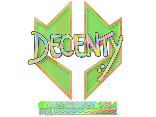 Sticker | decenty (Holo) | Copenhagen 2024
