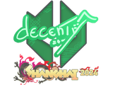 Artwork for Sticker | decenty | Shanghai 2024
