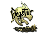 Artwork for Sticker | degster (Gold) | Antwerp 2022