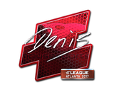 Artwork for Sticker | denis (Foil) | Atlanta 2017