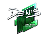Artwork for Sticker | denis (Foil) | Boston 2018