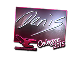 Artwork for Sticker | denis (Foil) | Cologne 2015