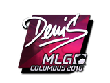 Artwork for Sticker | denis (Foil) | MLG Columbus 2016