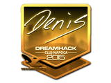 Sticker | denis (Gold) | Cluj-Napoca 2015