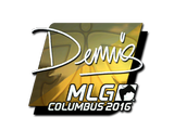 Artwork for Sticker | dennis (Foil) | MLG Columbus 2016