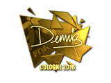Artwork for Sticker | dennis (Gold) | Cologne 2016