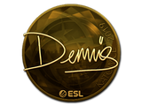 Artwork for Sticker | dennis (Gold) | Katowice 2019