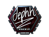 Artwork for Sticker | dephh (Foil) | London 2018