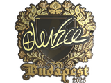 Artwork for Sticker | device (Gold) | Budapest 2025