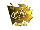 Artwork for Sticker | device (Gold) | Cologne 2016