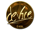 Artwork for Sticker | device (Gold) | Katowice 2019