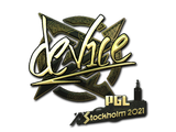 Artwork for Sticker | device (Gold) | Stockholm 2021