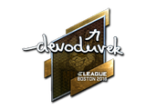 Artwork for Sticker | devoduvek (Foil) | Boston 2018