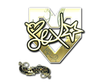 Artwork for Sticker | dexter (Gold) | Paris 2023