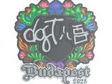 Artwork for Sticker | dgt (Embroidered) | Budapest 2025