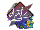 Artwork for Sticker | dgt (Glitter) | Rio 2022