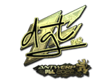 Artwork for Sticker | dgt (Gold) | Antwerp 2022