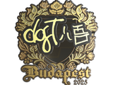 Artwork for Sticker | dgt (Gold) | Budapest 2025