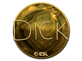Sticker | DickStacy (Gold) | Katowice 2019