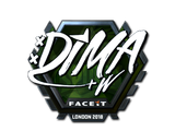 Artwork for Sticker | Dima (Foil) | London 2018