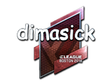 Artwork for Sticker | dimasick (Foil) | Boston 2018