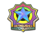 Artwork for Sticker | Distinguished Master Guardian (Holo)