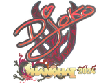 Artwork for Sticker | Djoko (Holo) | Shanghai 2024