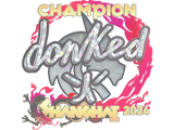 Artwork for Sticker | donk (Glitter, Champion) | Shanghai 2024