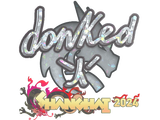 Artwork for Sticker | donk (Glitter) | Shanghai 2024