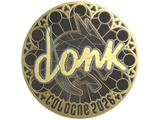 Artwork for Sticker | donk (Gold) | Cologne 2026
