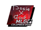 Artwork for Sticker | Dosia (Foil) | MLG Columbus 2016