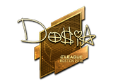 Artwork for Sticker | Dosia (Gold) | Boston 2018