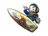 Artwork for Sticker | Dragon Lore Surf Ava (Foil)