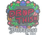 Artwork for Sticker | drop (Embroidered) | Budapest 2025