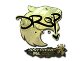 Artwork for Sticker | drop (Gold) | Antwerp 2022