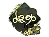 Artwork for Sticker | drop (Gold) | Rio 2022