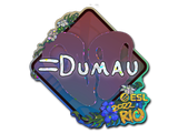 Artwork for Sticker | dumau (Glitter) | Rio 2022