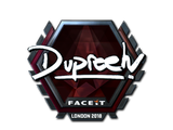 Artwork for Sticker | dupreeh (Foil) | London 2018